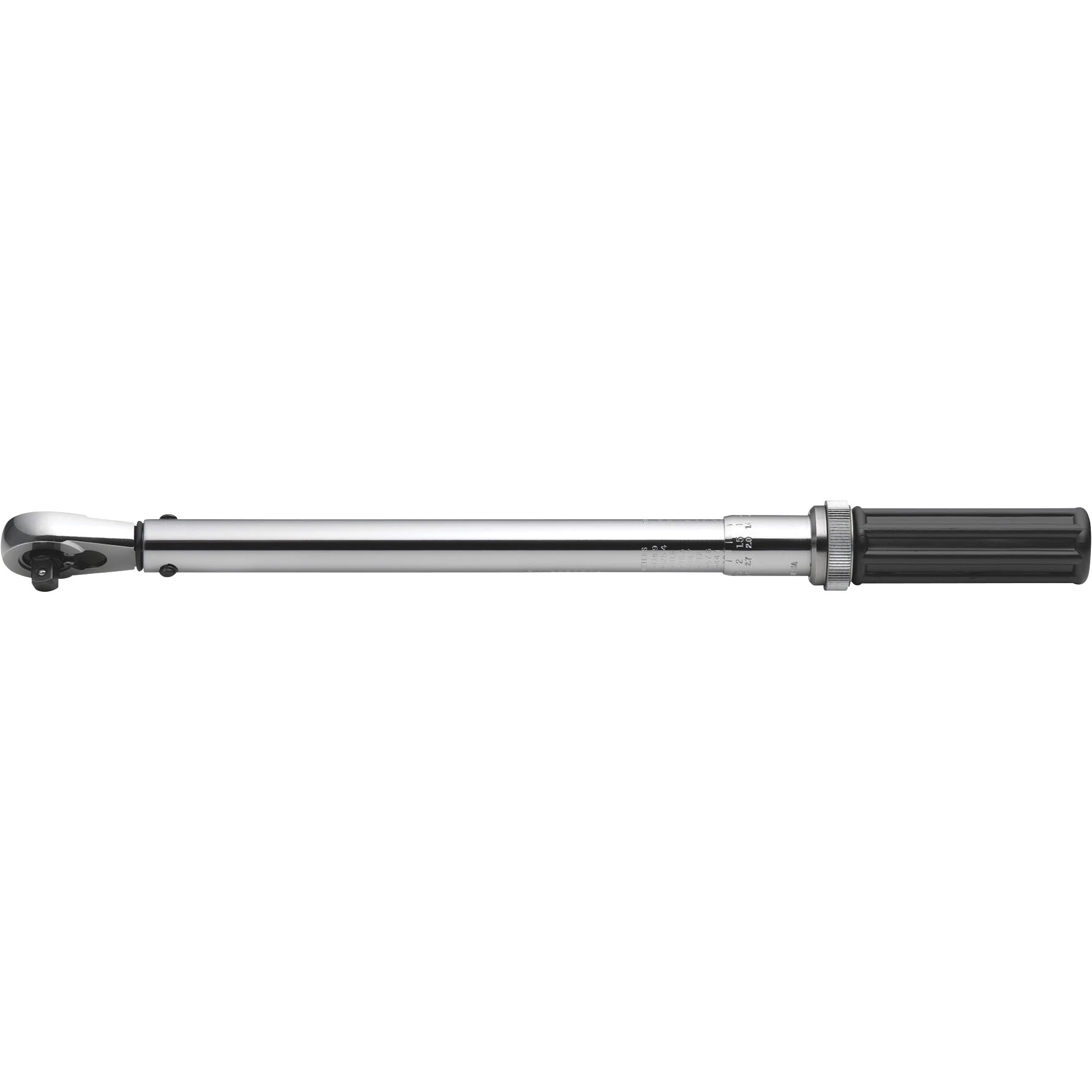 Klutch Mechanical Torque Wrench, 3/8in. Drive, 10–100 ft./lbs.